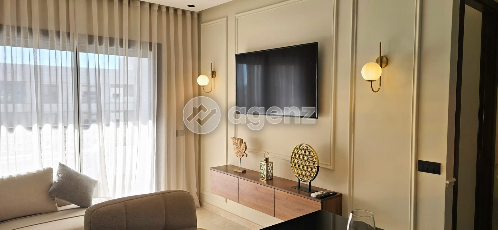 *🏡 À LOUER - Studio Meublé Haut de Gamme - 44m² - ZÉNATA ÉCO CITÉ*
*💰 Prix: 7 500 DH / mois - Frais de syndic INCLUS* — 2