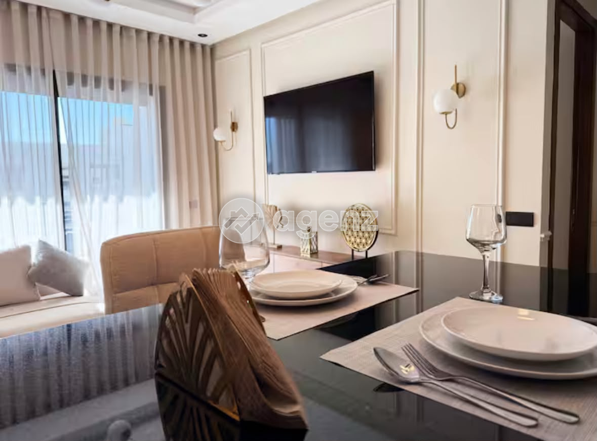 *🏡 À LOUER - Studio Meublé Haut de Gamme - 44m² - ZÉNATA ÉCO CITÉ*
*💰 Prix: 7 500 DH / mois - Frais de syndic INCLUS* — 4