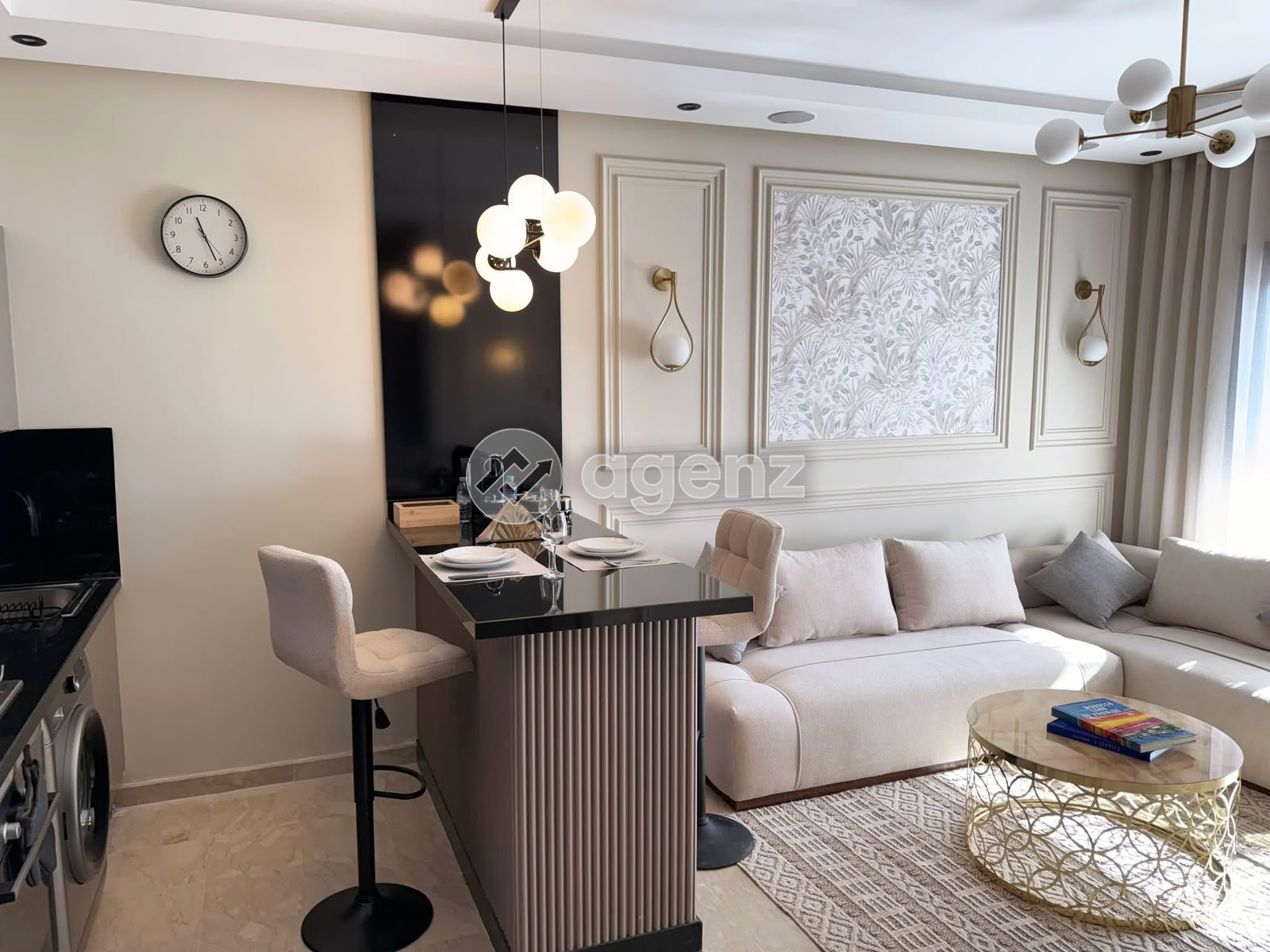 *🏡 À LOUER - Studio Meublé Haut de Gamme - 44m² - ZÉNATA ÉCO CITÉ*
*💰 Prix: 7 500 DH / mois - Frais de syndic INCLUS* — 3