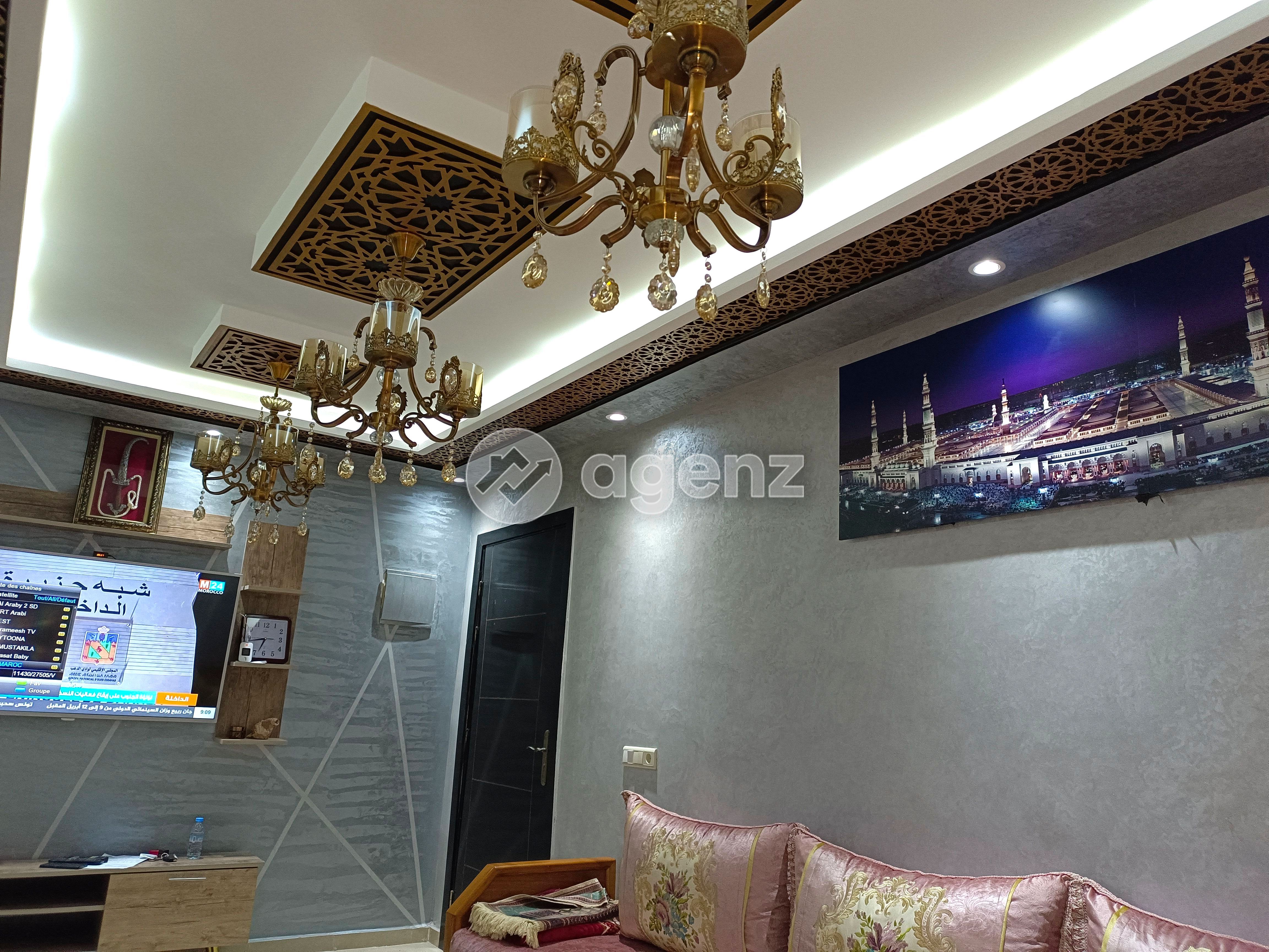 Charmant appartement de 3 chambres à louer à abouab tamaris klk  — 3