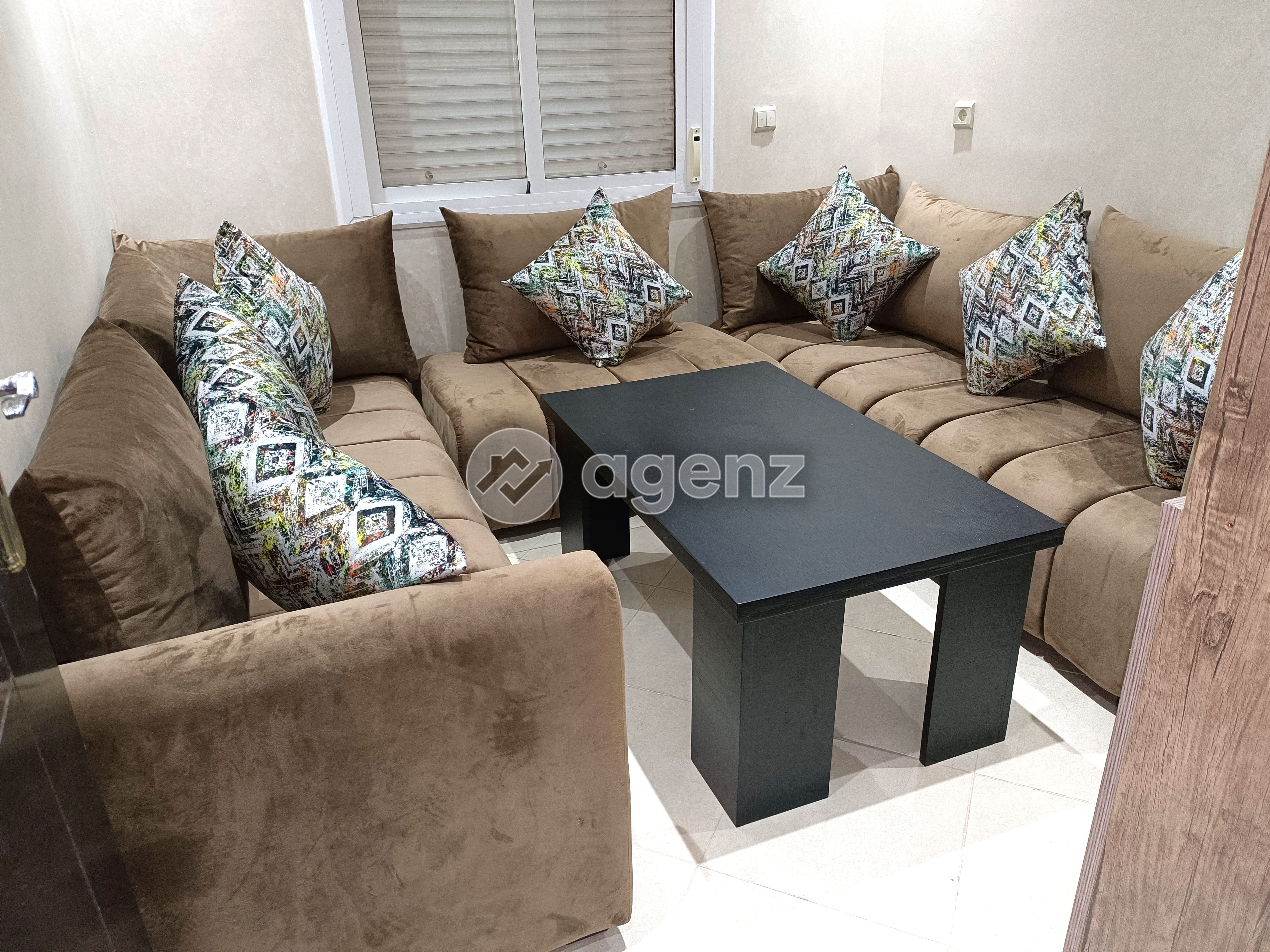 Charmant appartement de 3 chambres à louer à abouab tamaris klk 