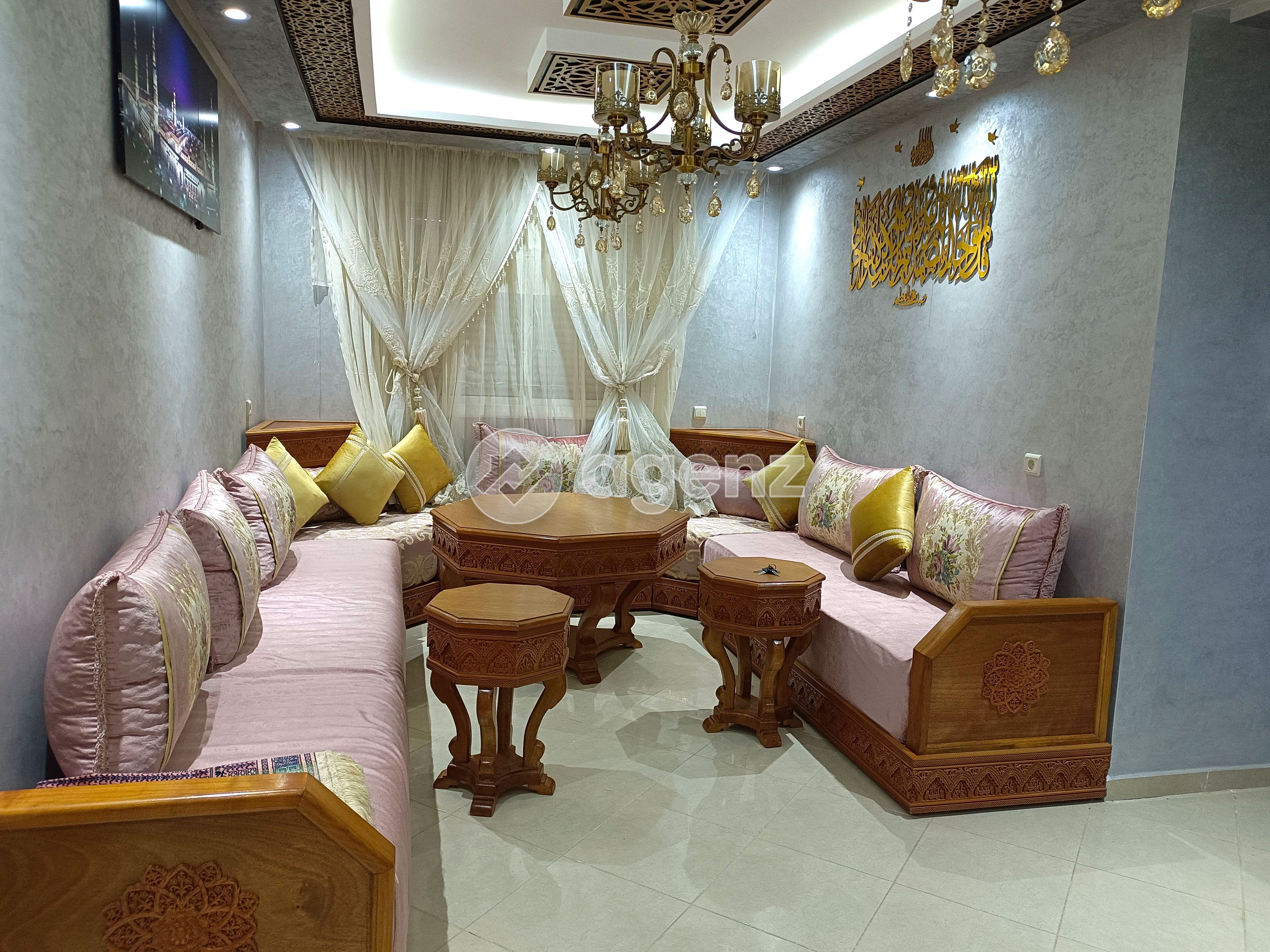 Charmant appartement de 3 chambres à louer à abouab tamaris klk  — 2