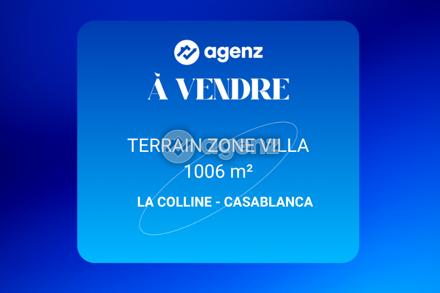 Terrain à vendre – Parfait pour construction villa