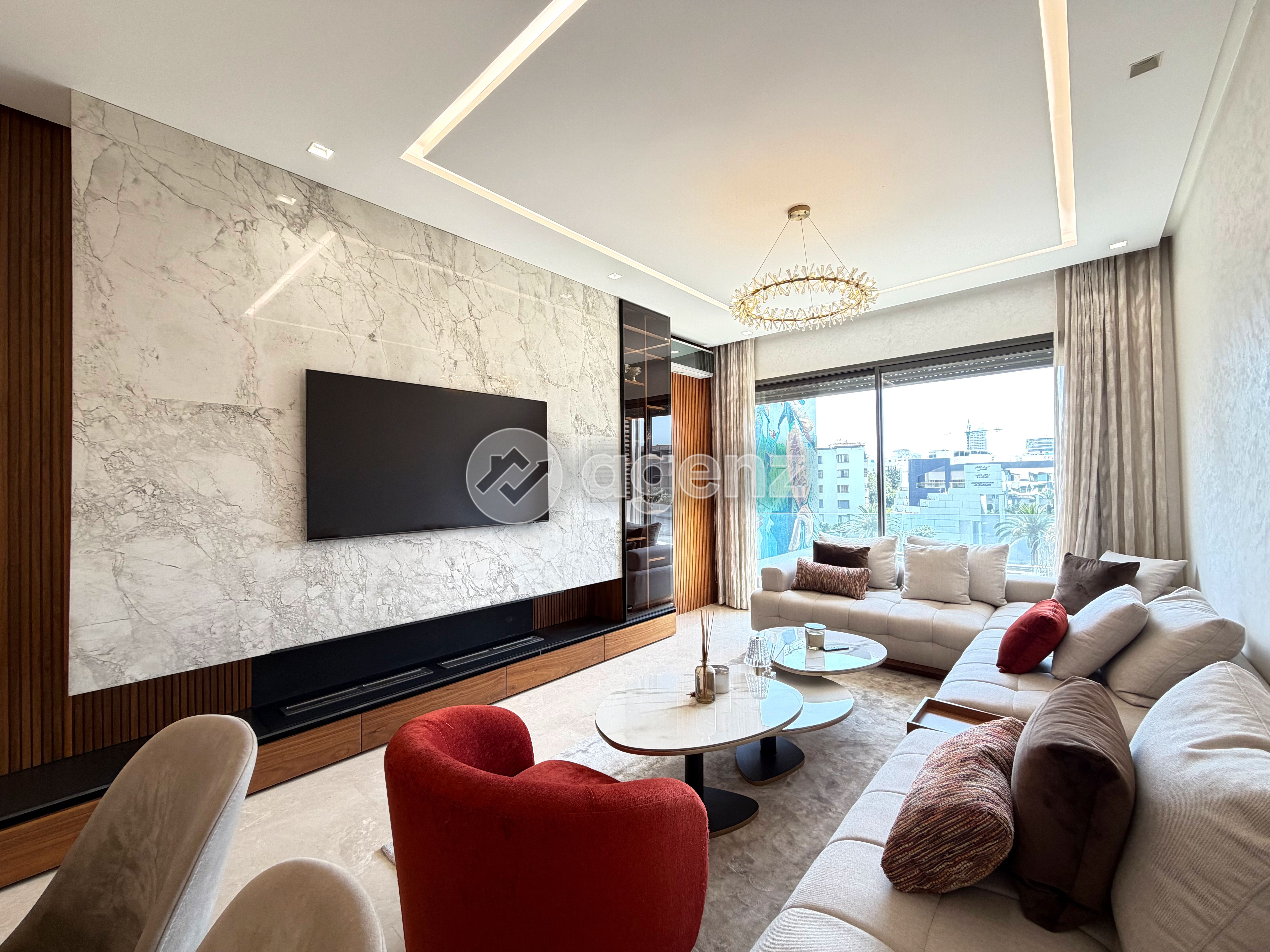 Appartement meublé de 2 chambres à louer à Oasis