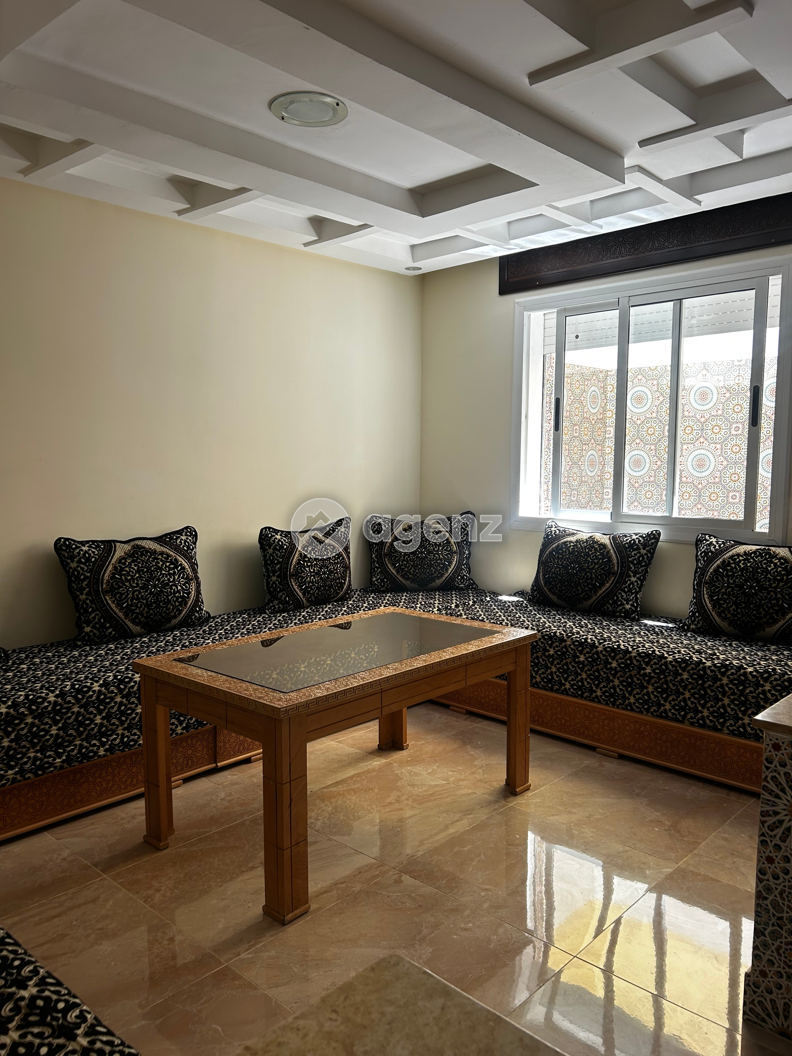 Luxurious Apartment of 2 Bedroom + 2 Bathrooms with a private patio and fully furnished. à Tétouan | Agenz