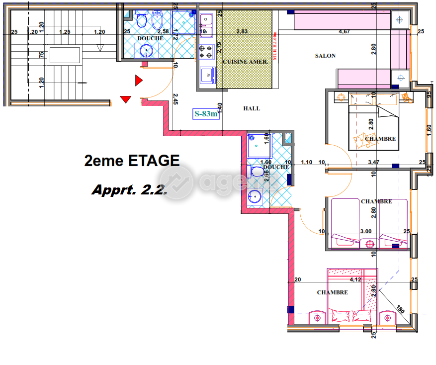 Exceptionnel Appartement de 3 chambres à vendre — 4
