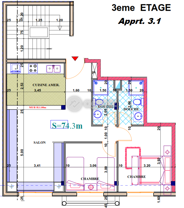 Exceptionnel Appartement de 3 chambres à vendre — 5