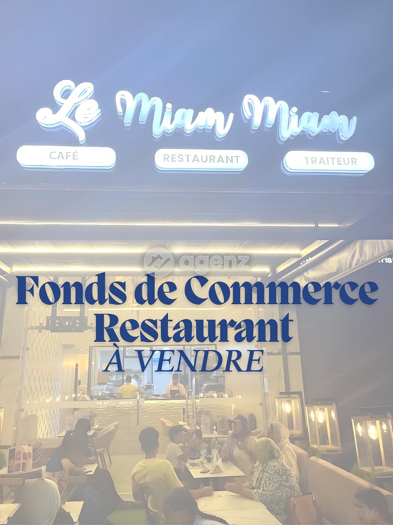Fonds de Commerce Restaurant Rentable à Vendre – Emplacement Stratégique
