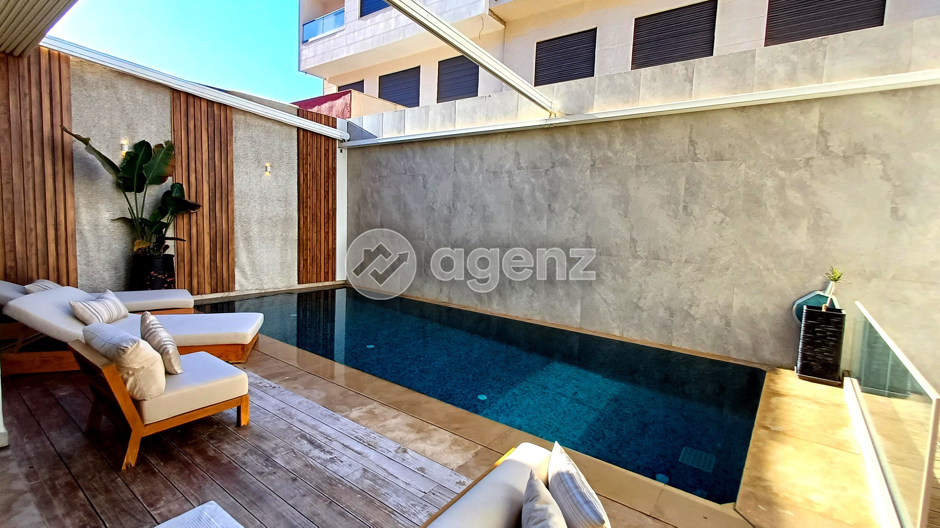 VIVEZ LE LUXE À MANSSOURIA – VILLA MODERNE AVEC PISCINE ET ROOFTOP