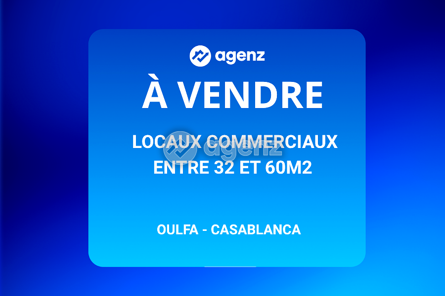 Commerces à vendre à Oulfa