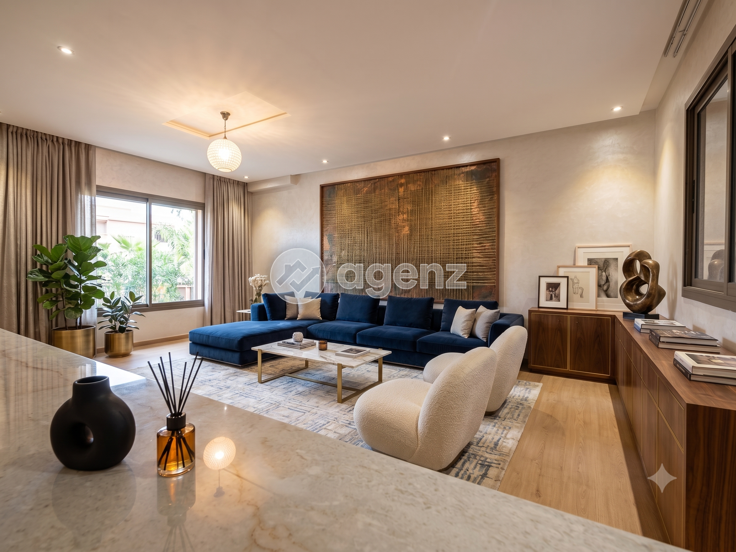 Appartement bien placé - Résidence avec piscines