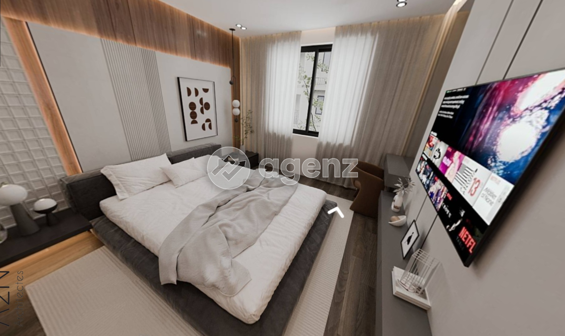 Charmant Appartement de 2 chambres  avec piscine à tanger — 3
