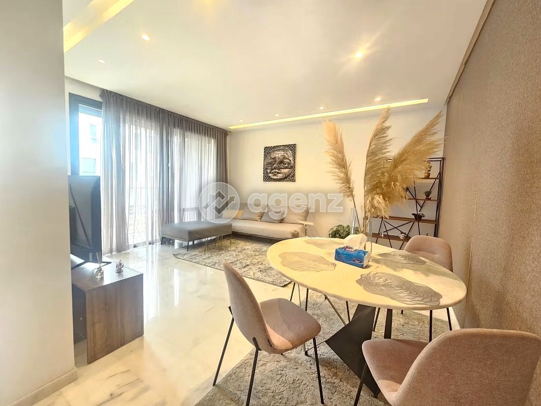 Élégant Appartement de 2 chambres à louer à Casablanca Finance City