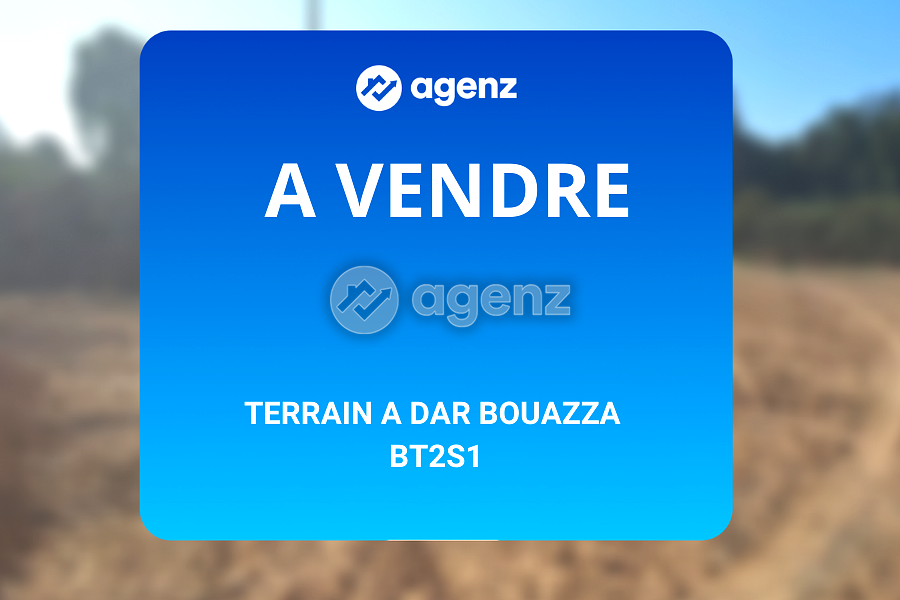 Terrain à vendre à Dar Bouazza