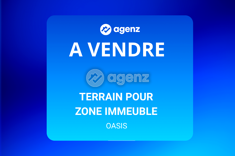 Moderne Terrain à vendre à Oasis , 2 TITRES 