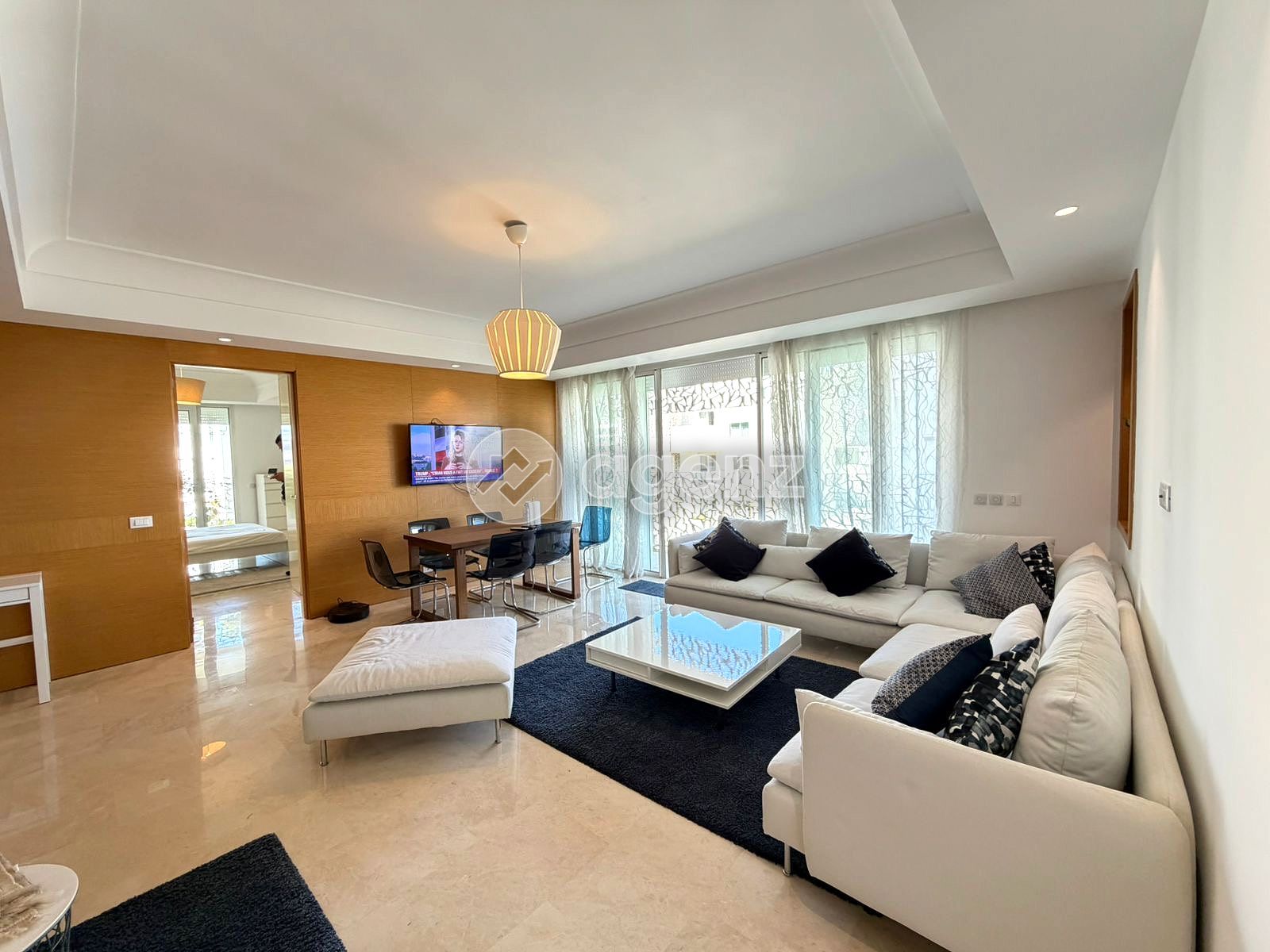 Élégant Appartement TERRASSE de 2 chambres à louer à Casablanca Finance City — 3