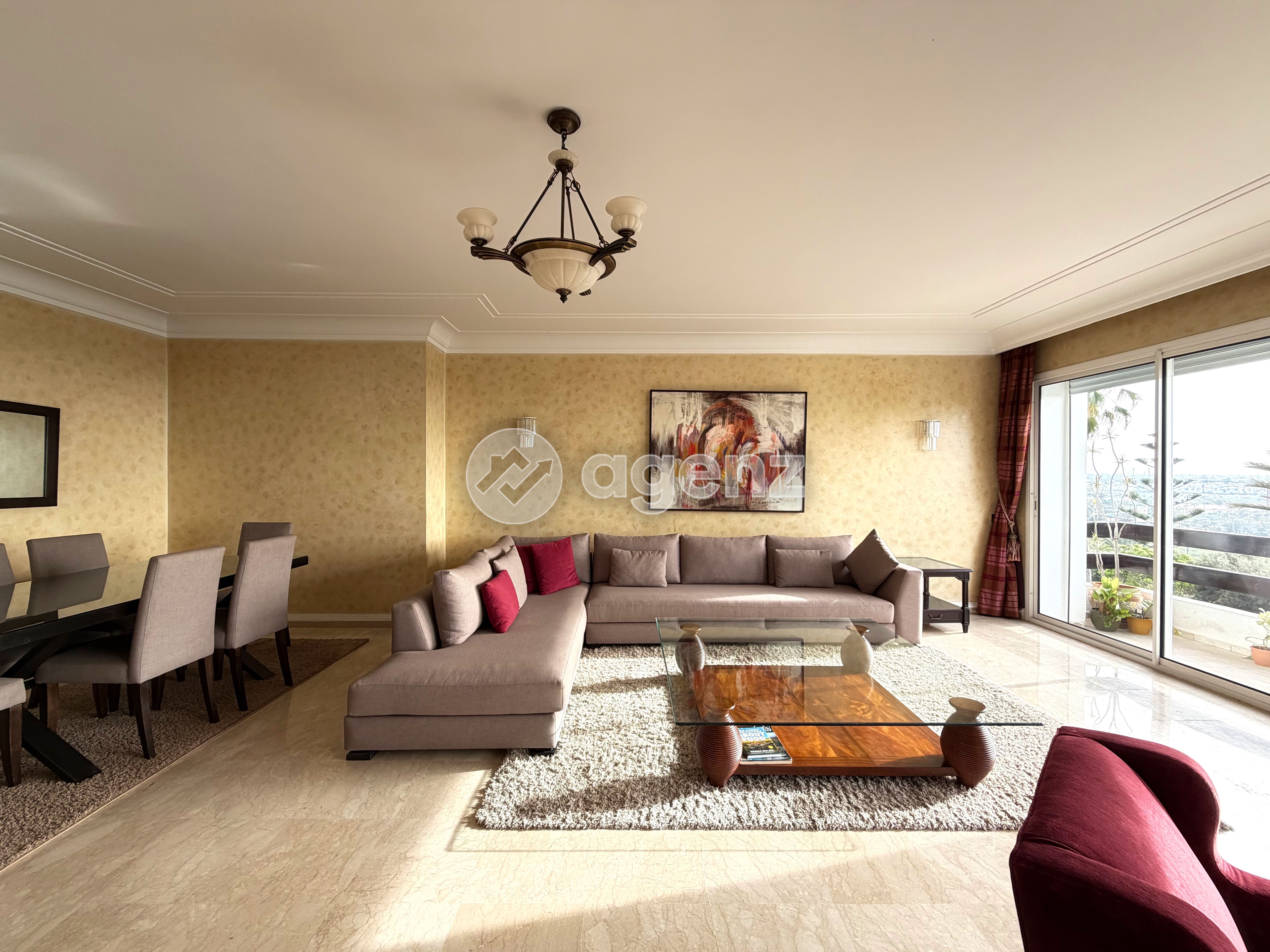 Appartement de 3 chambres meublé à louer à Ain Diab — 4