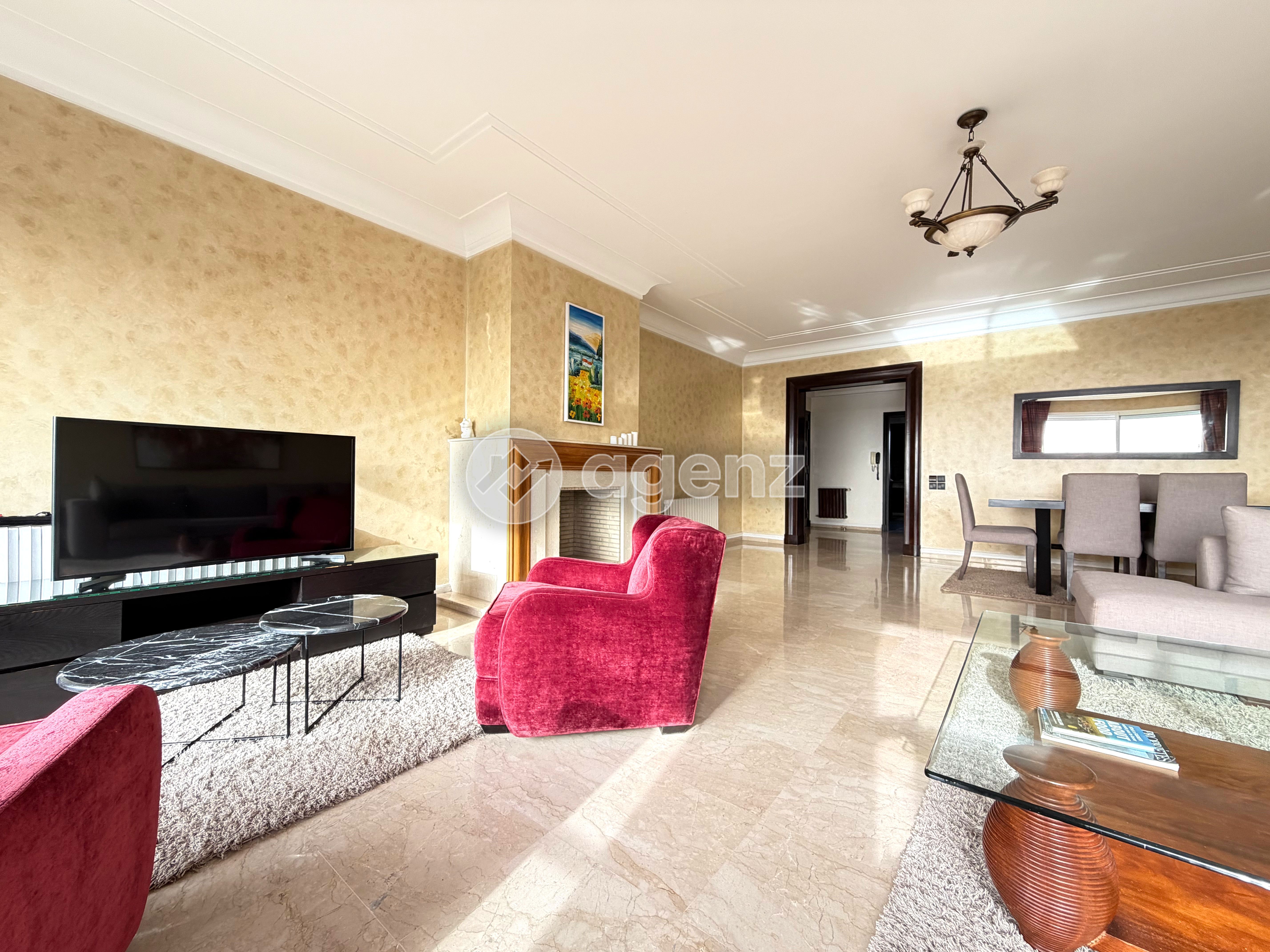 Appartement de 3 chambres meublé à louer à Ain Diab — 5