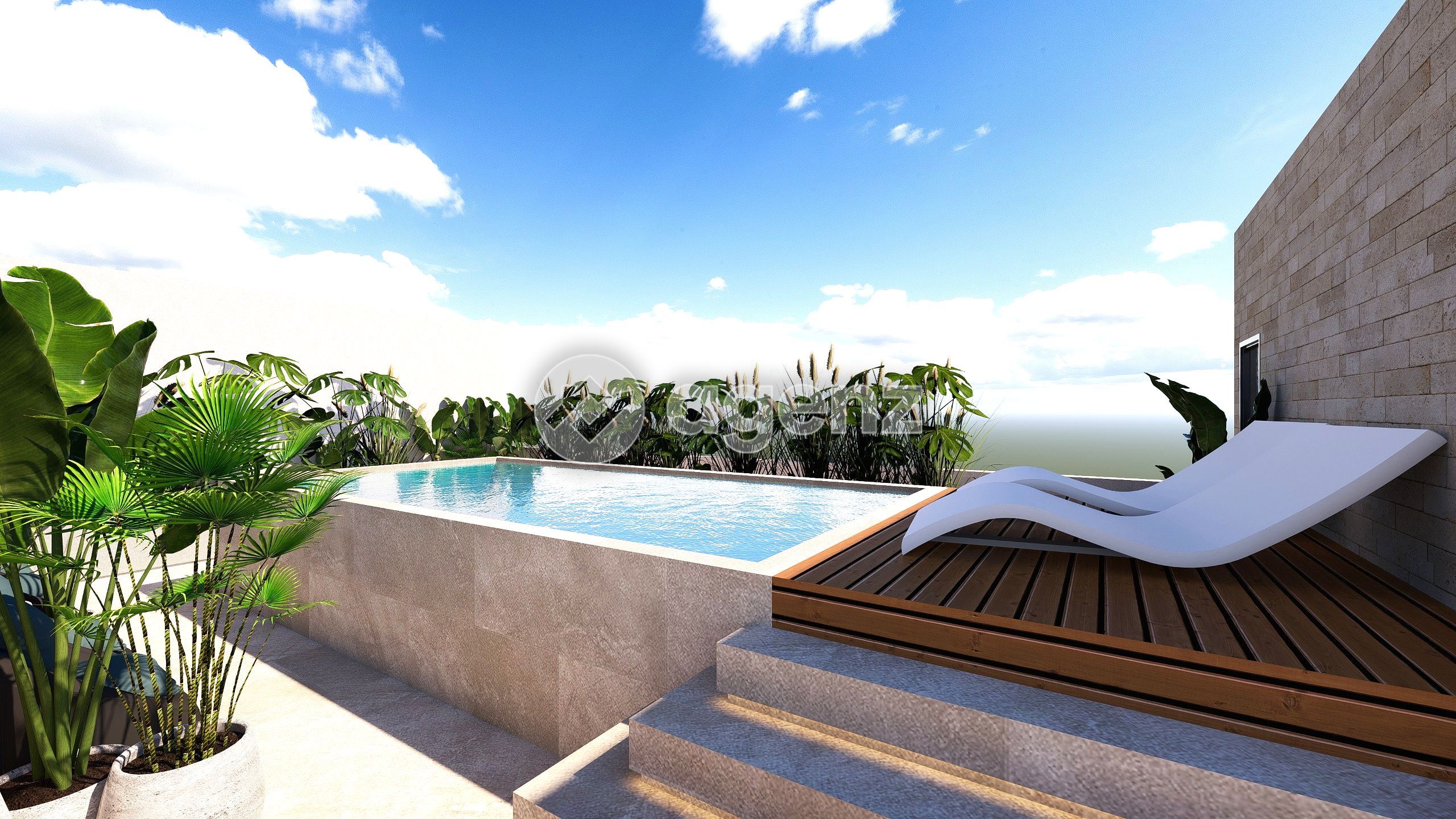 Olivia Résidence studios neufs à Marrakech avec piscine Rooftop