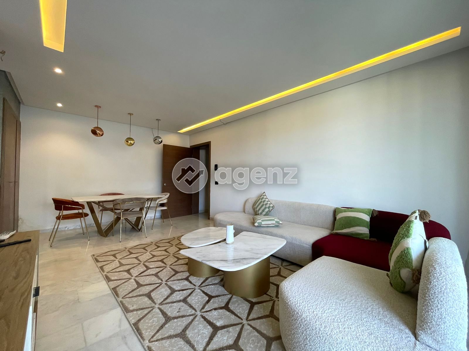 Moderne Appartement de 2 chambres à louer à Casablanca Finance City — 3