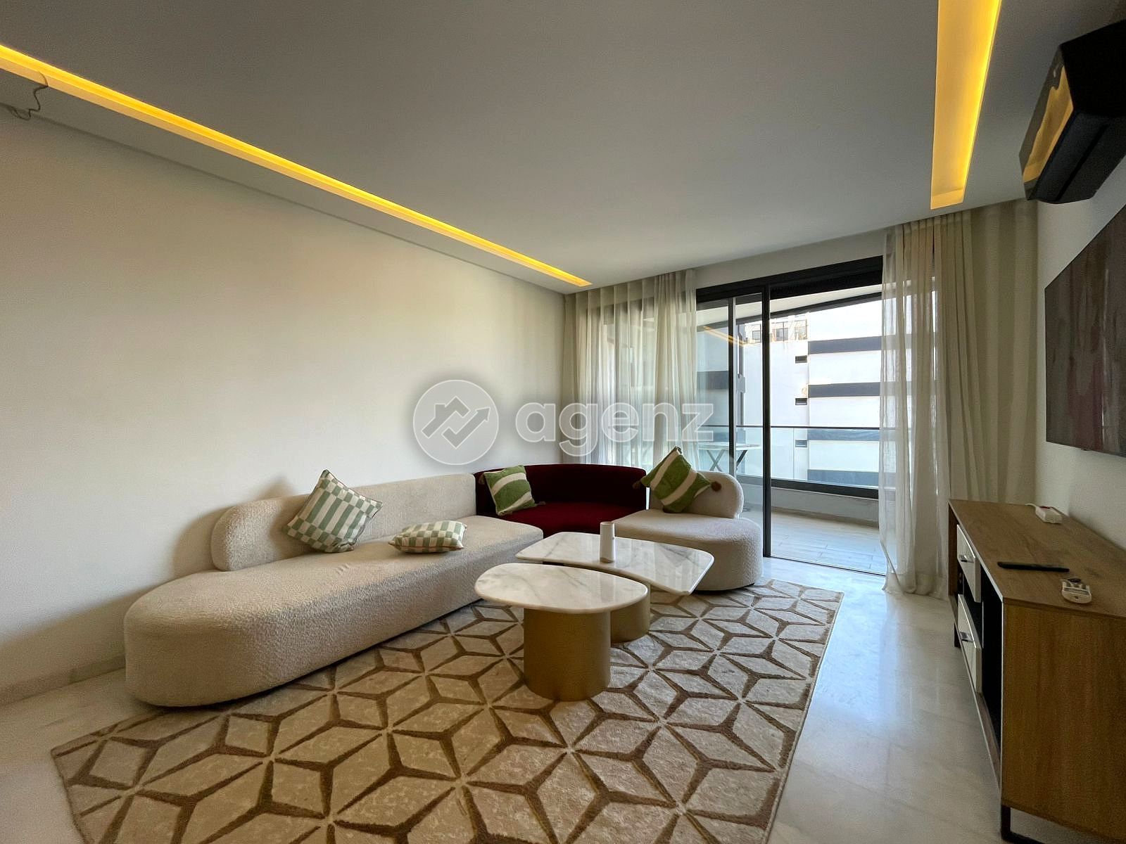 Moderne Appartement de 2 chambres à louer à Casablanca Finance City — 2