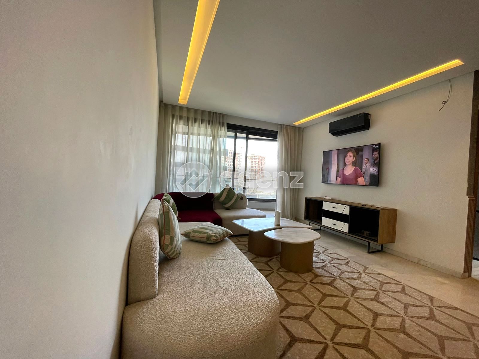 Moderne Appartement de 2 chambres à louer à Casablanca Finance City