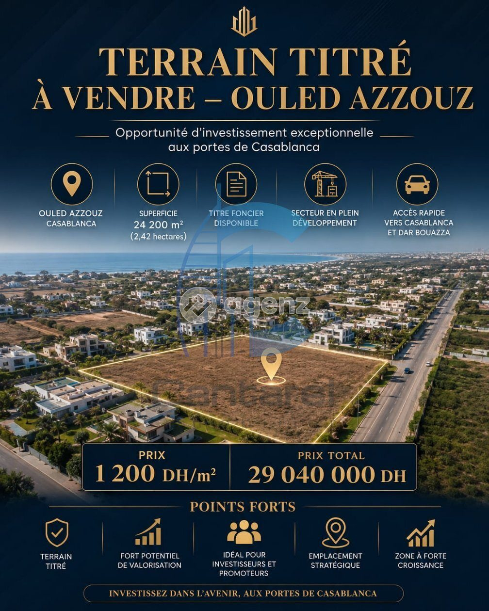 Terrain — Dar Bouazza