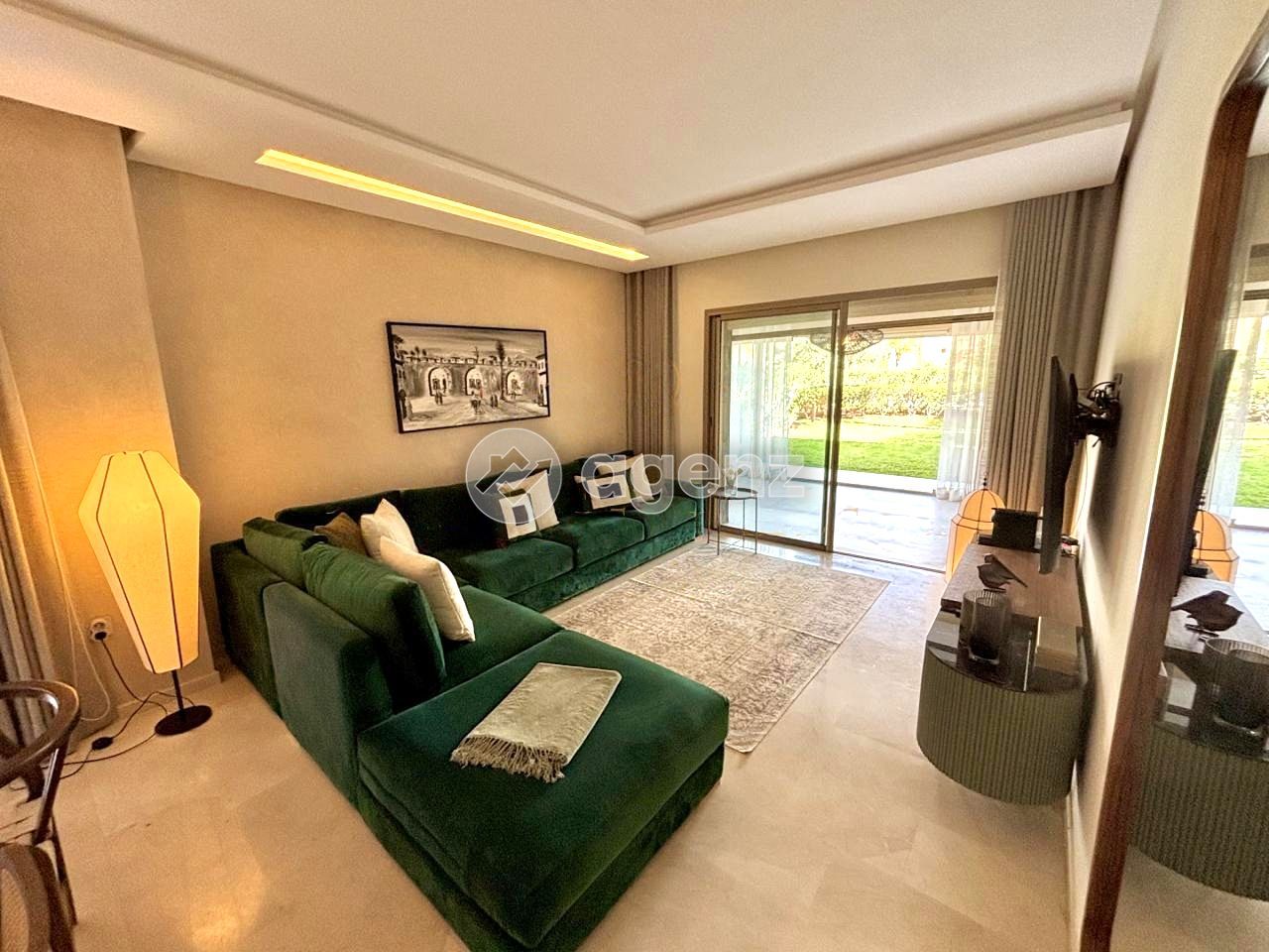 Sublime Rez de Jardin 3 Chambres Meublé à Prestigia Agate
