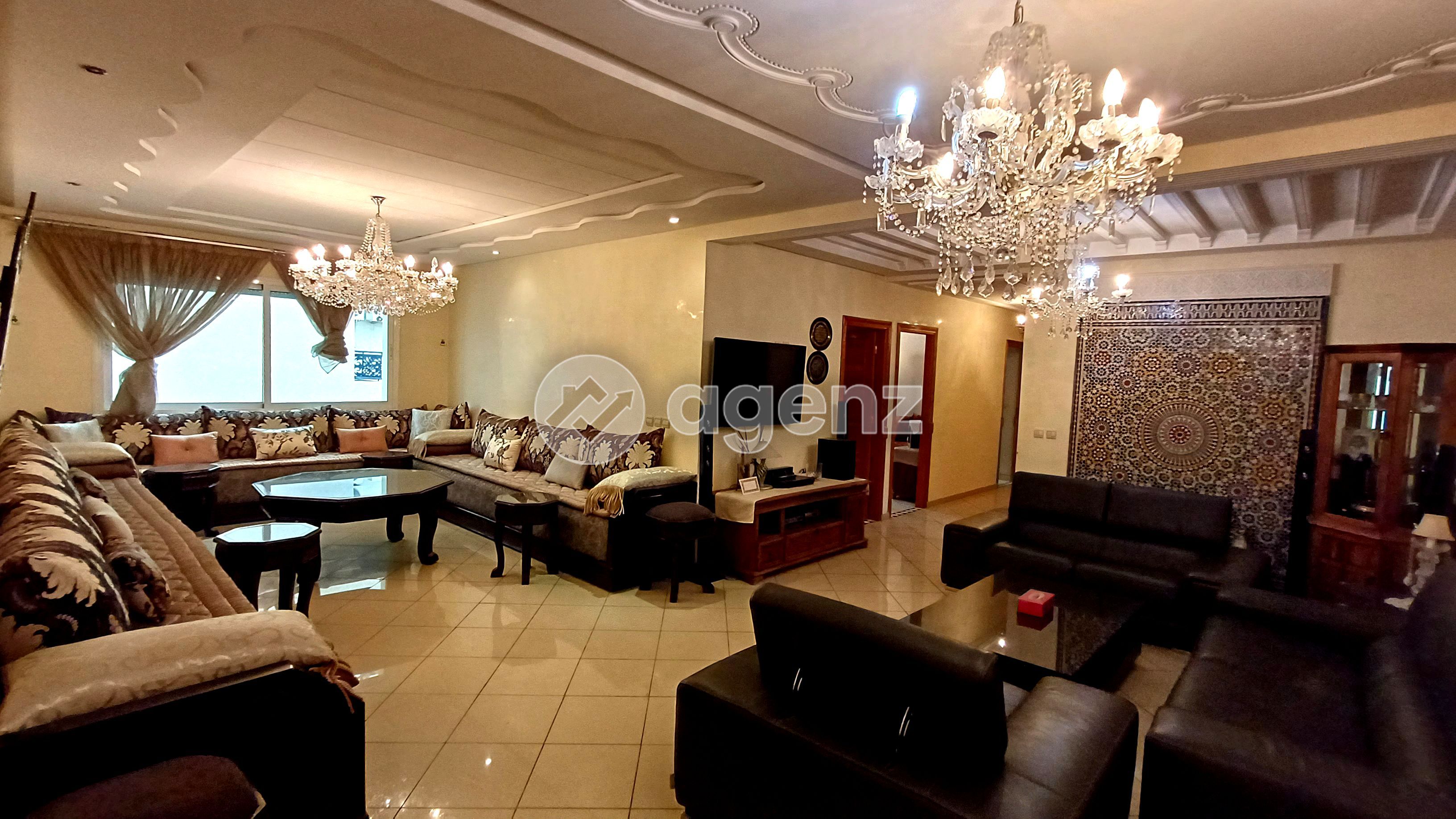 CHARMANT APPARTEMENT ENSOLEILLÉ DE 134 M² – EL MENZEH MEKNÈS à El Menzeh, Meknès | Agenz