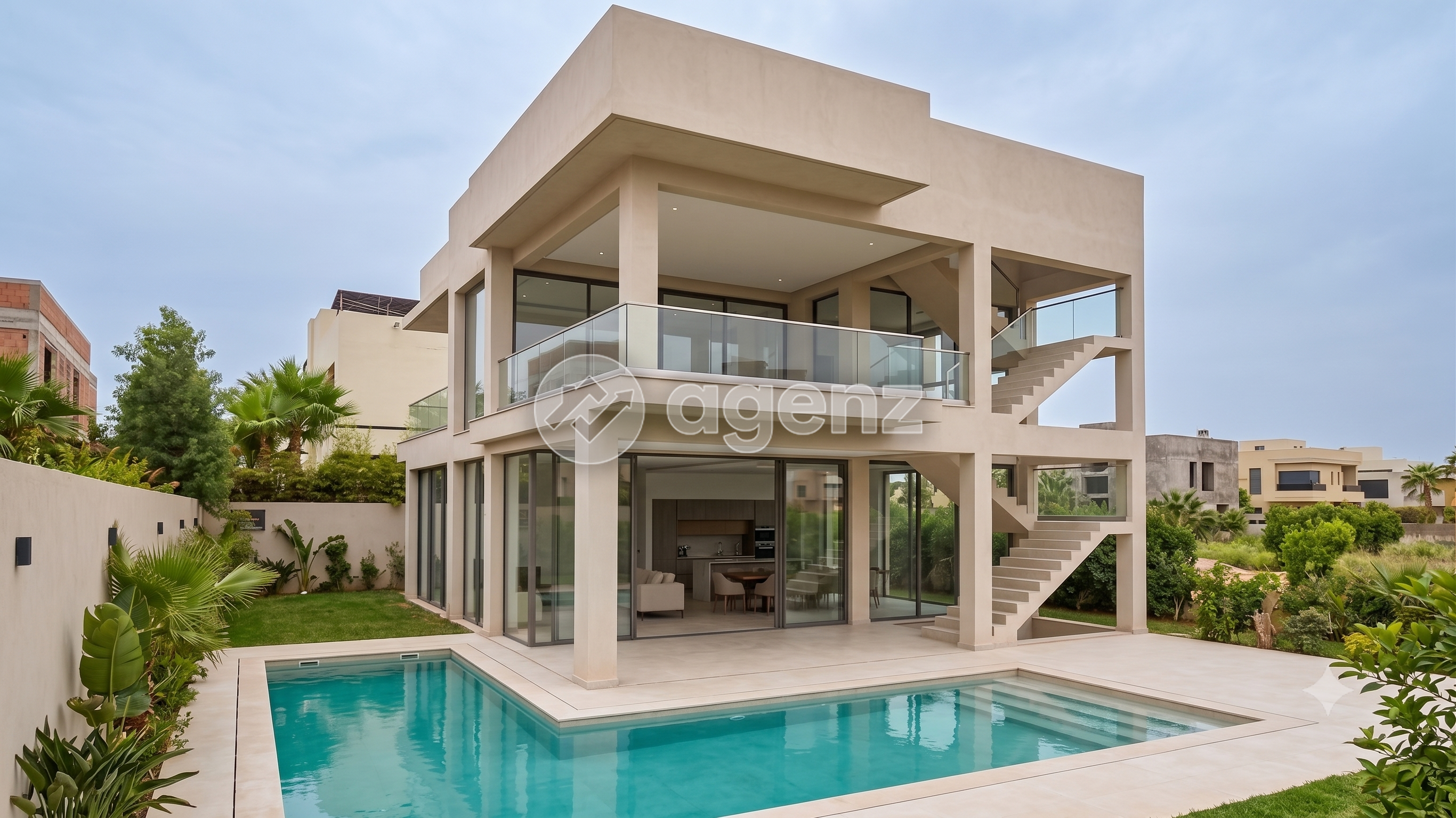 Villa semi-finie,549 m² à Tassoultante