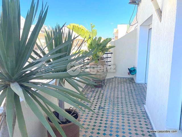 Joli appartement meublé avec terrasse à Racine
