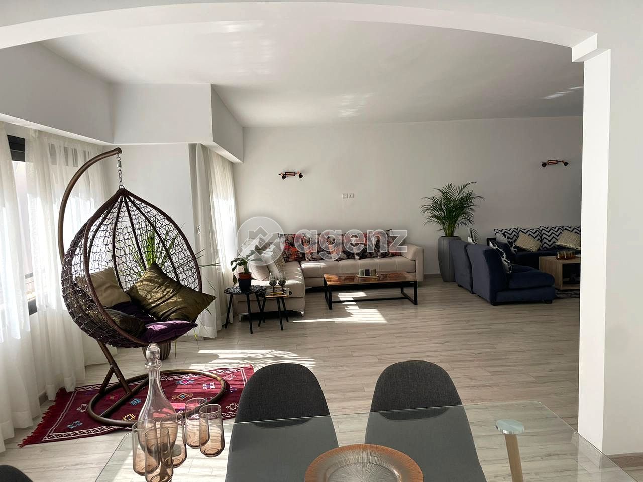 🏡APPART 3CH Ensoleillé À Louer -TRIANGLE dOR  RACINE