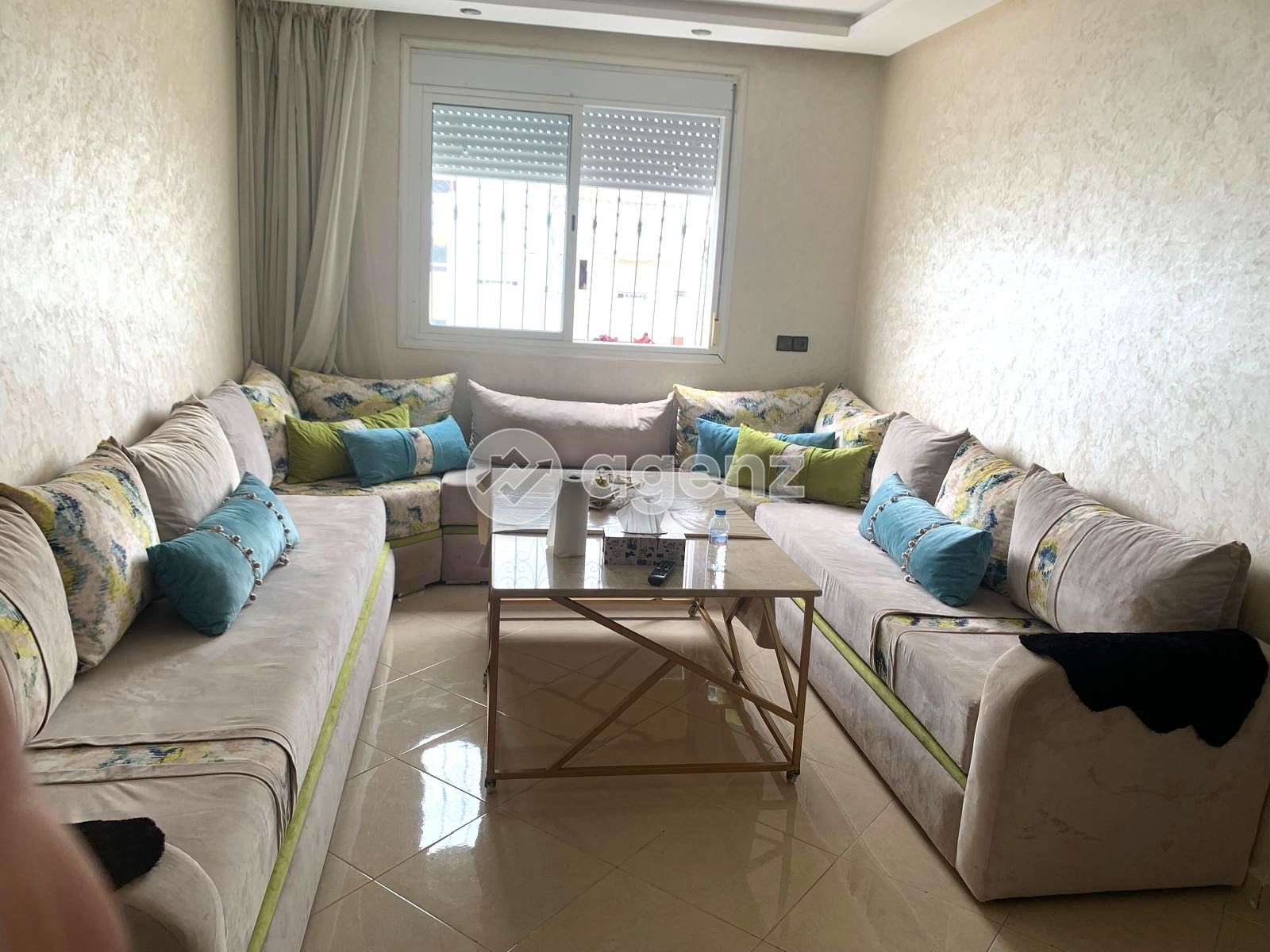 Appartement 2 chambres MEUBLÉ 50m² - Résidence Dar Kbira Dar