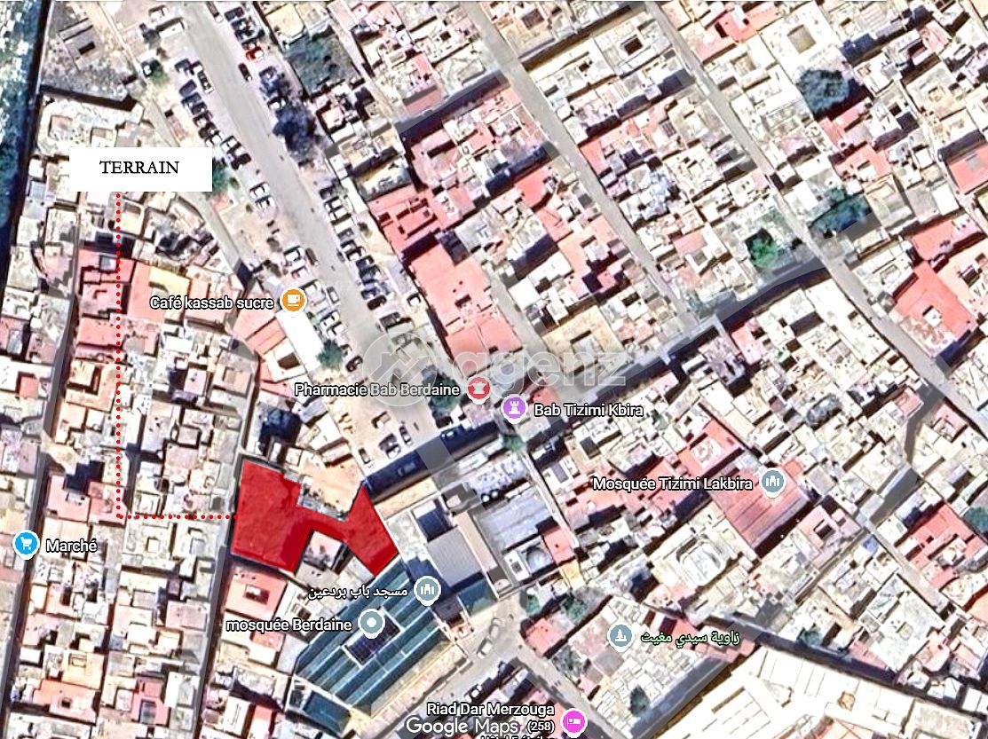 TERRAIN IMMATRICULÉ À VENDRE – ANCIENNE MÉDINA DE MEKNÈS