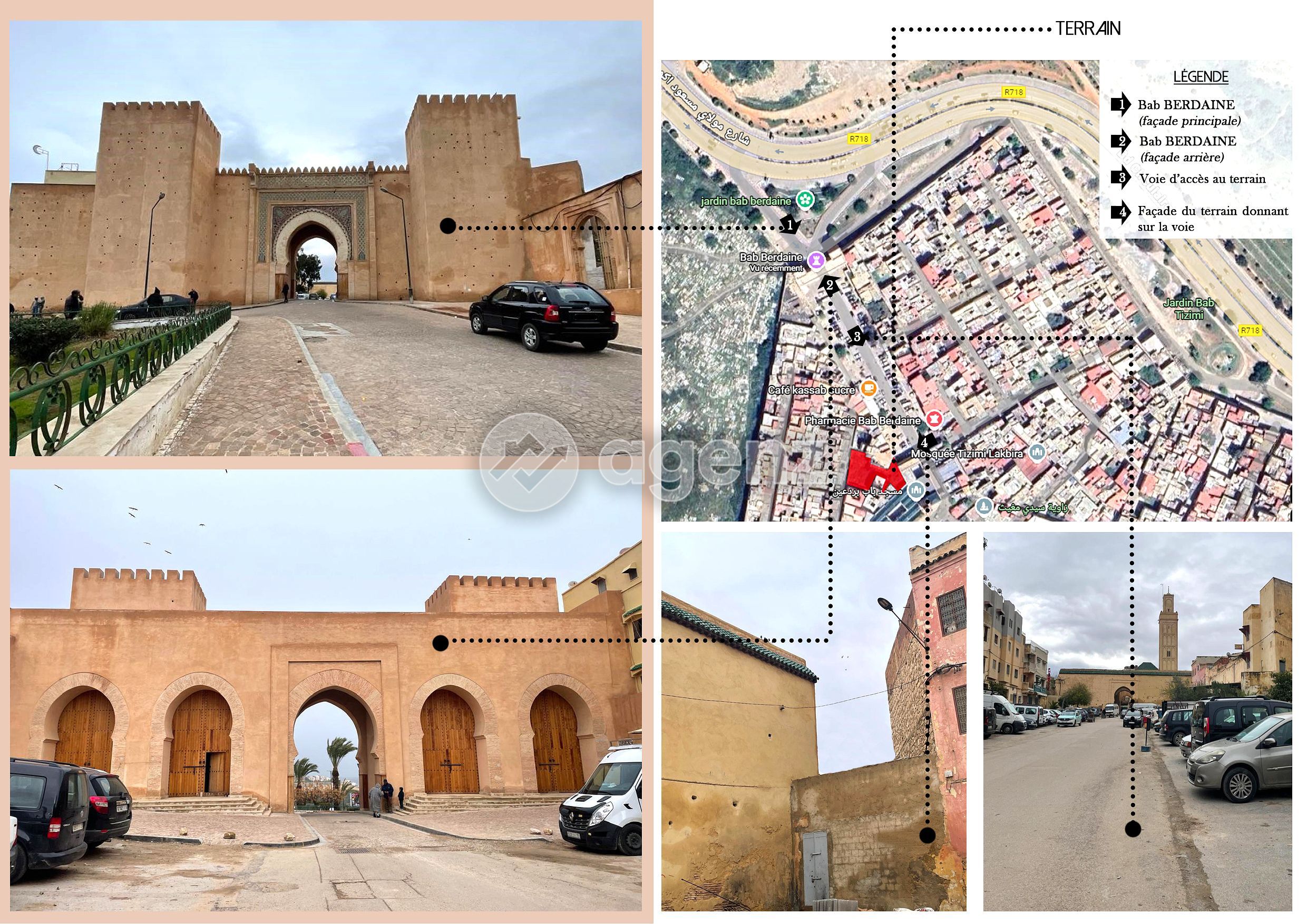 TERRAIN IMMATRICULÉ À VENDRE – ANCIENNE MÉDINA DE MEKNÈS — 2