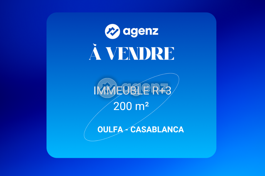 Immeuble à Oulfa - Autorisé de R+3