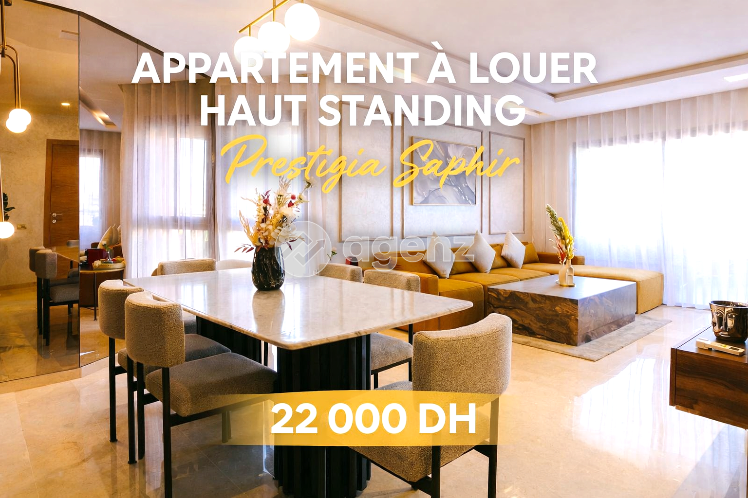Meilleur appartement a prestigia saphir a louer
