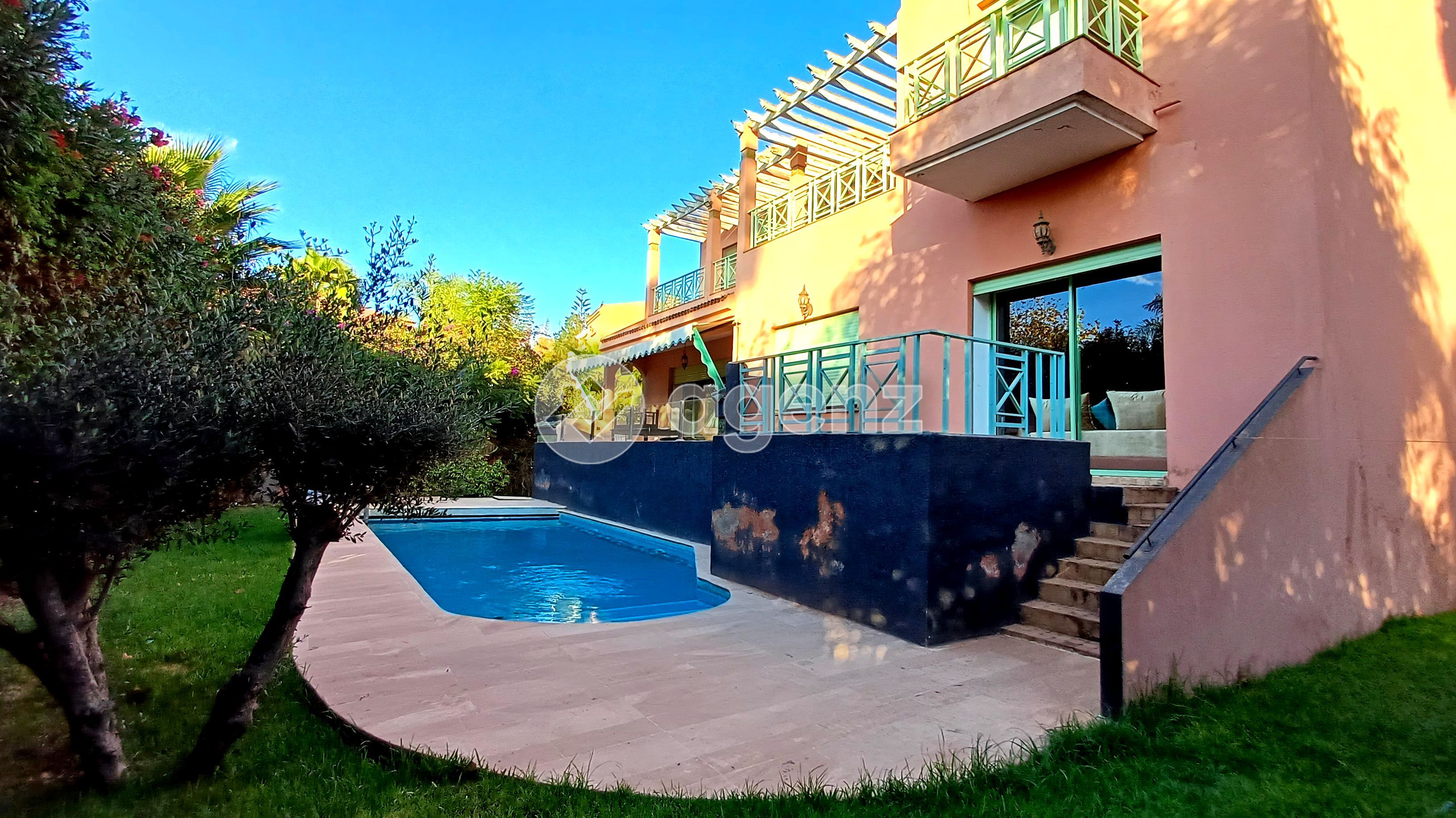 VILLA DE CHARME AVEC PISCINE AU CŒUR DU GOLF DE BENSLIMANE