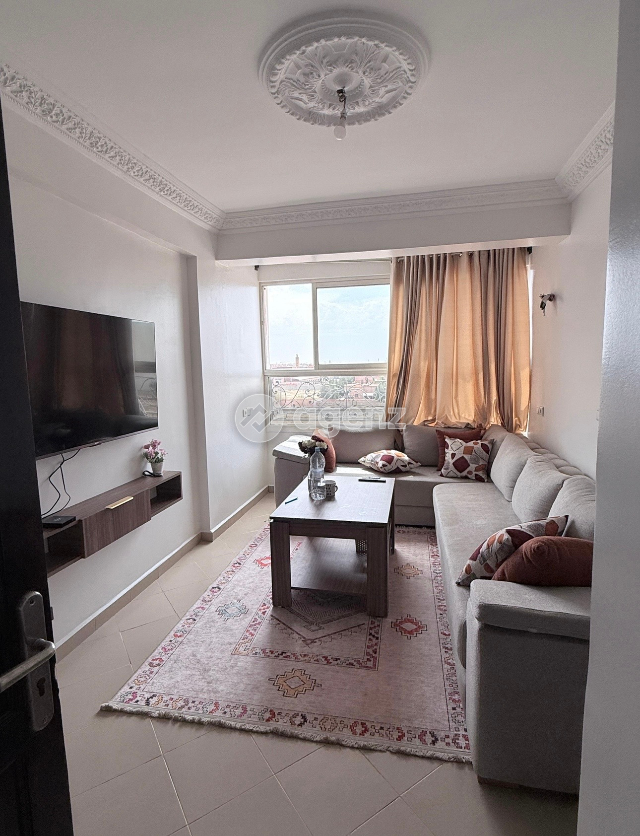 Appartement lumineux 74m² avec Climatisation à Izdihar 2 – Titré