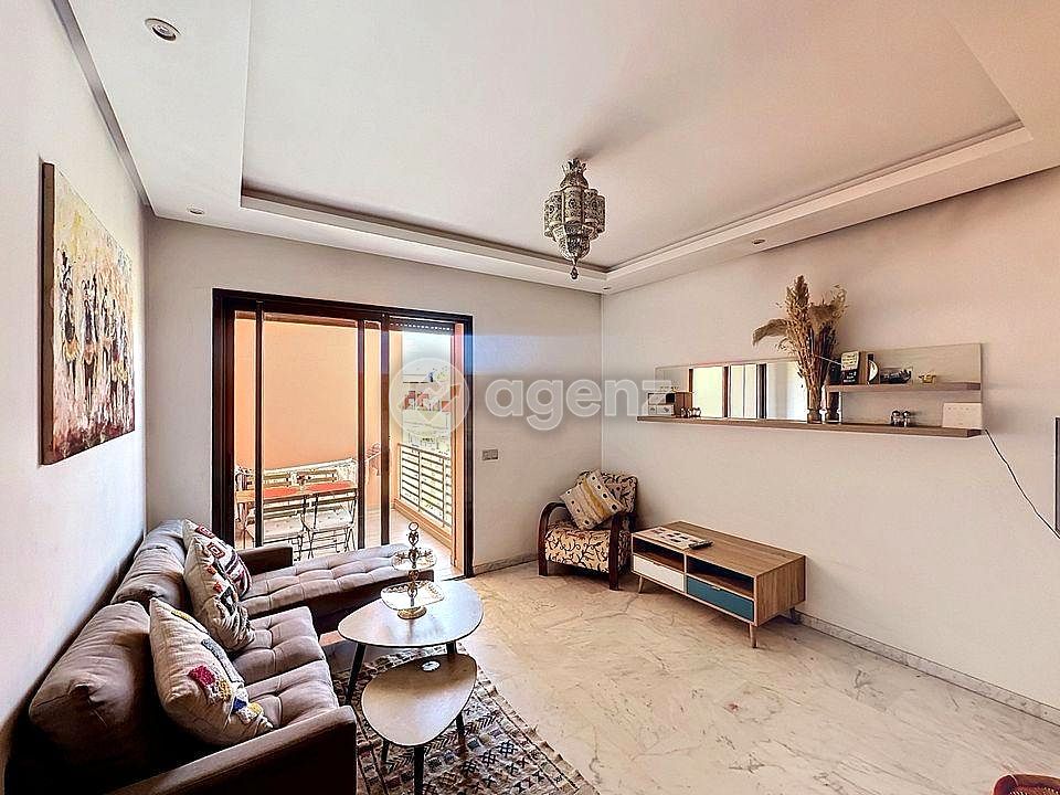 Appartement 2 chambres à vendre à Marrakech — 67 m² + terrasse, meublé, parking