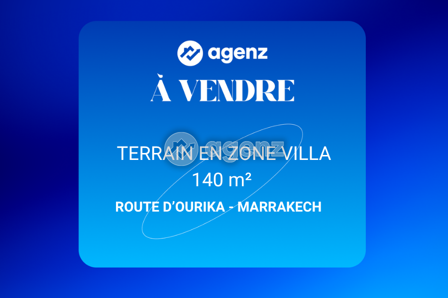 Terrain sur Route d'Amizmiz - Concevez votre villa de rêve