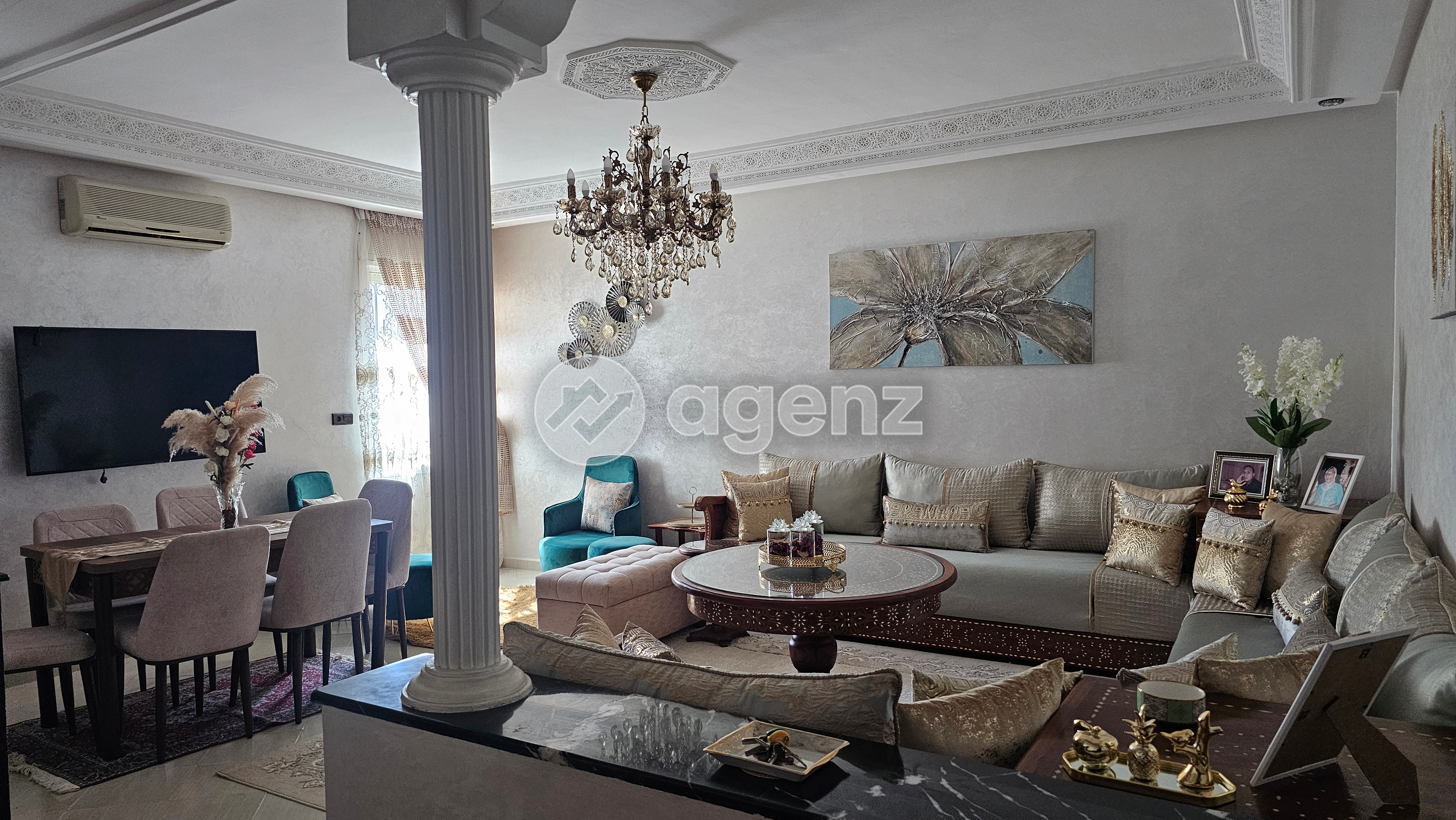 Joli Appartement Rénové de 2 chambres à vendre à hay chemaou à hay chemaou, Salé | Agenz