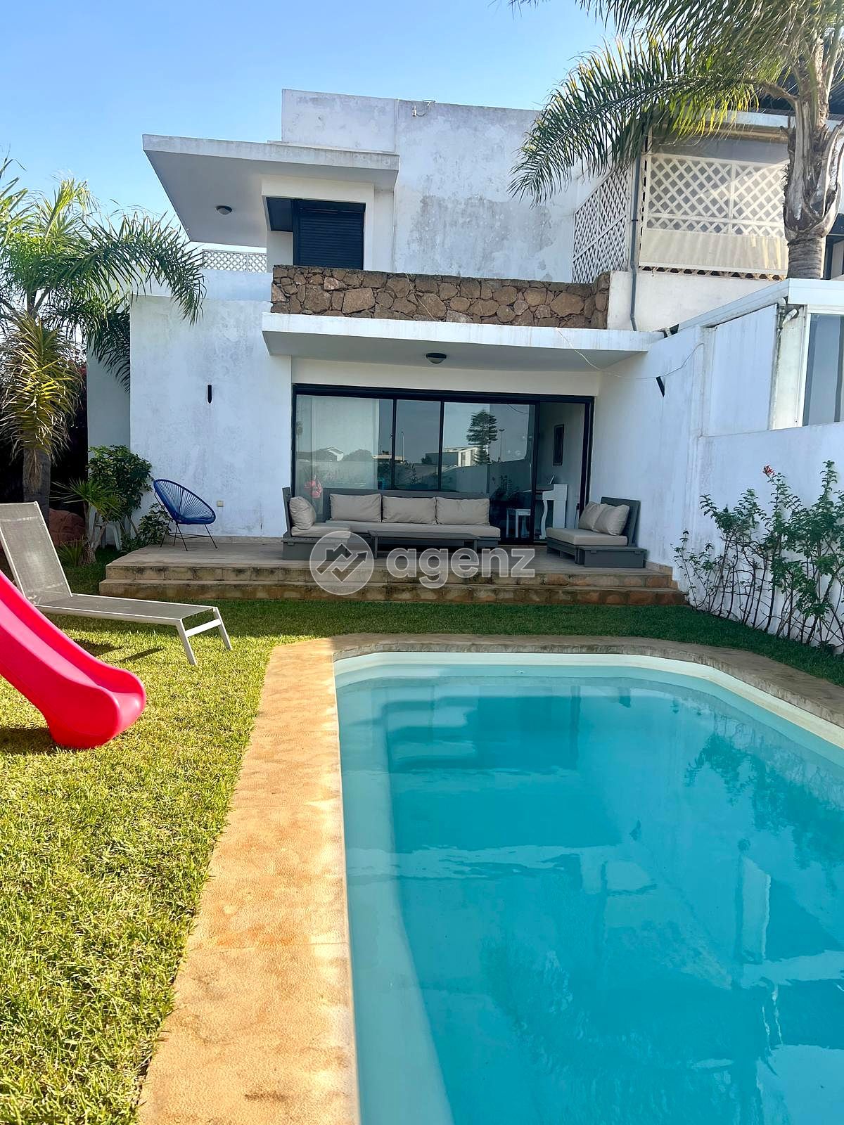 Villa moderne avec piscine à 300 m de la plage – Skhirat – 335 m² de terrain