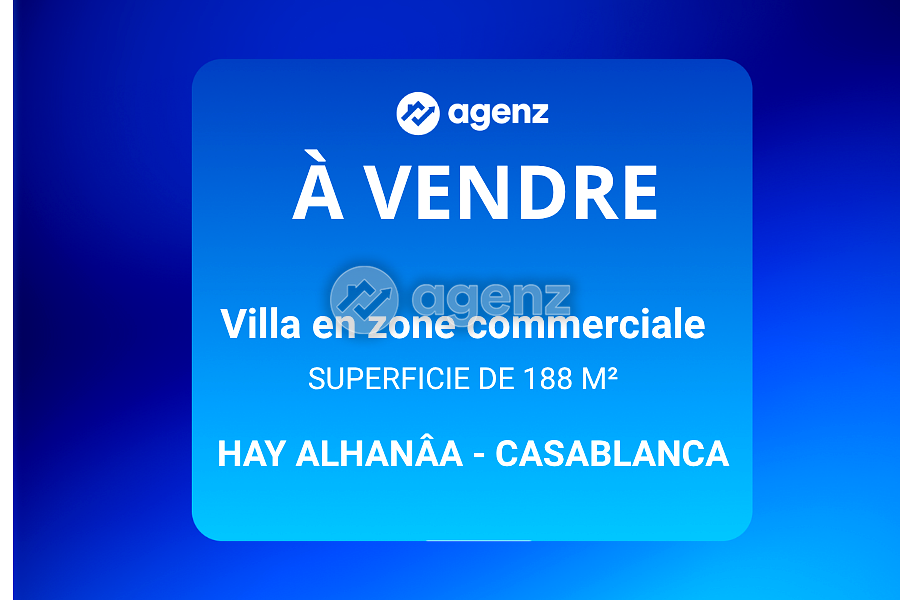 Villa de 188 m² à Hay Al Hanâa - Casablanca