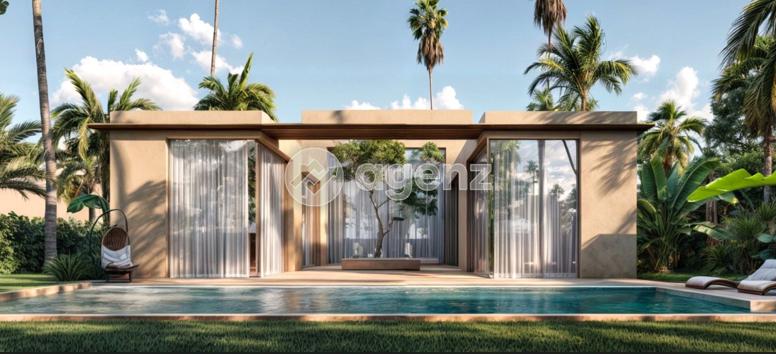 Villas modernes authentiques à vendre – Route d'Amezmiz Marrakech