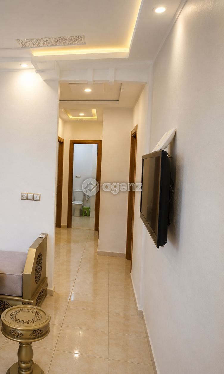 Appartement meublé de 3 chambres et 2 balcons à Tétouan. — 4