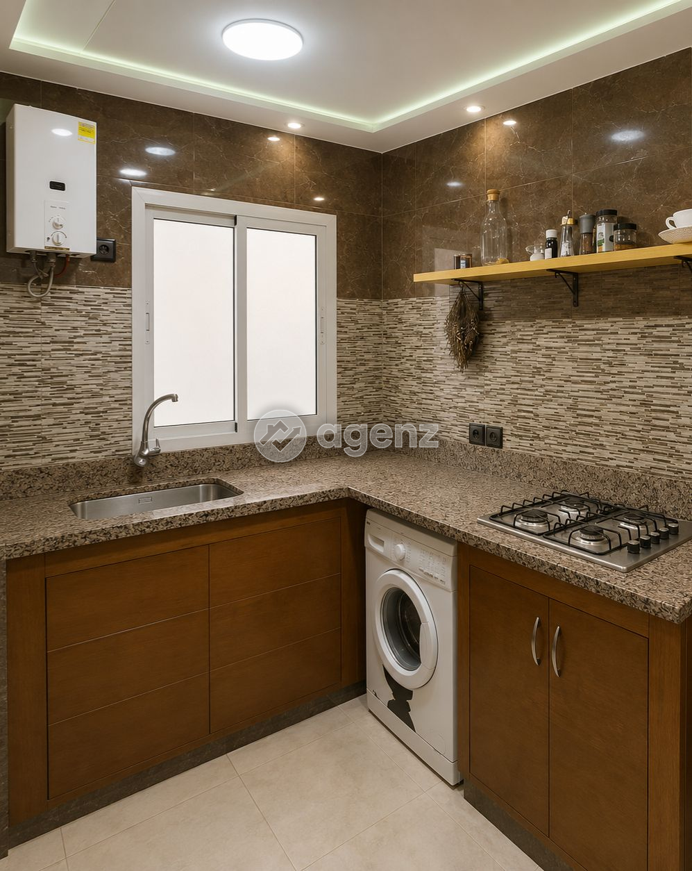 Appartement meublé de 3 chambres et 2 balcons à Tétouan. — 5