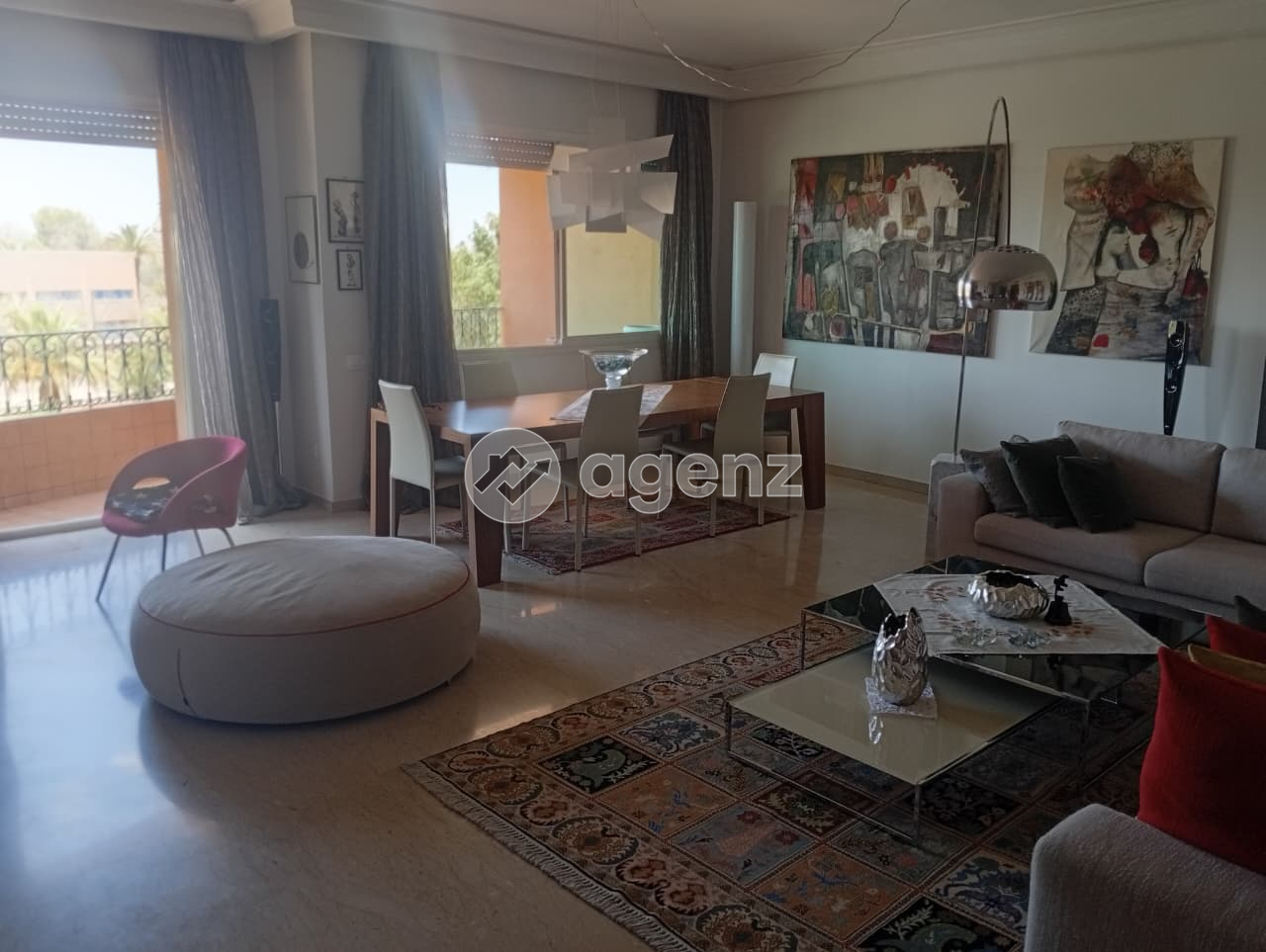 Élégant Appartement de 3 chambres à louer à Victor Hugo Boulevard Mohamed VI — 4