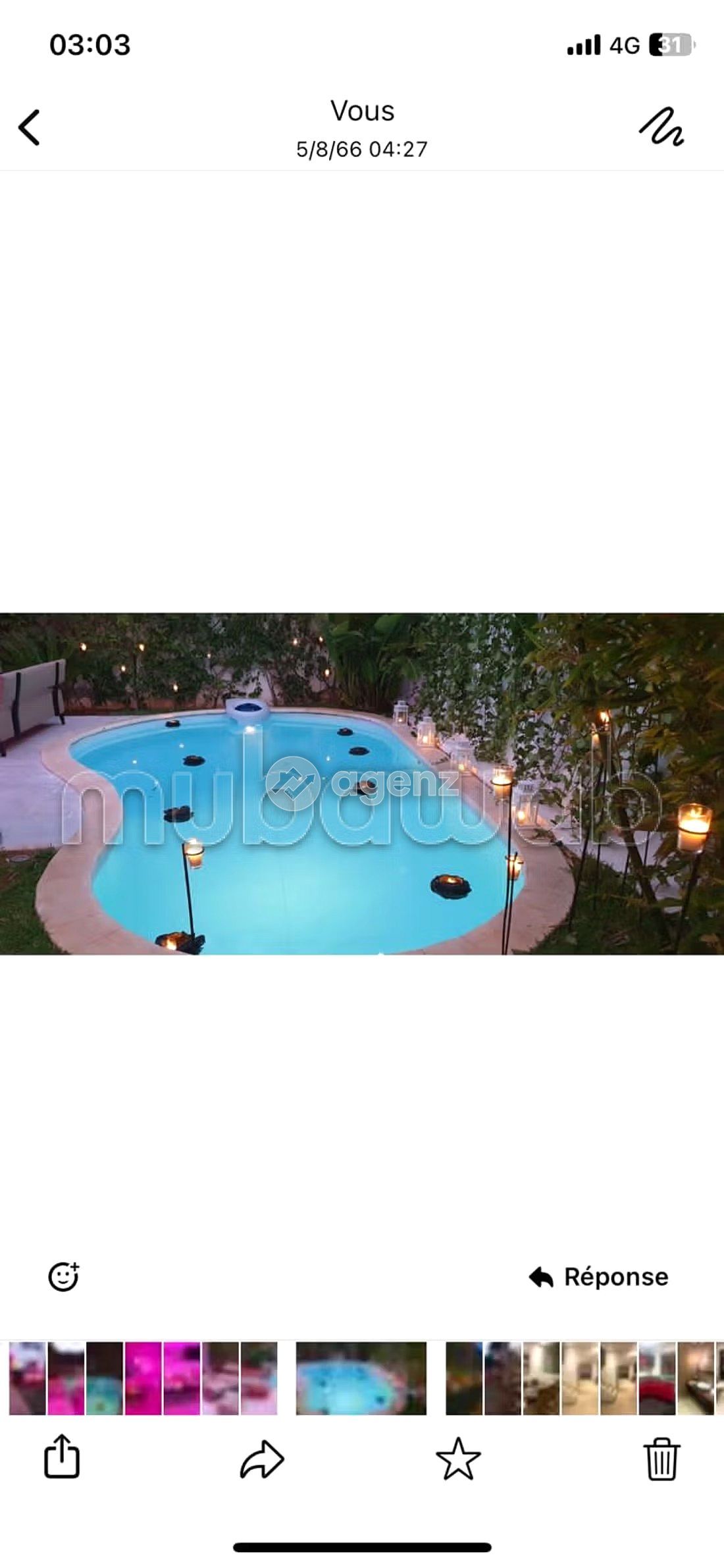 Villa à vendre à Dar Bouazza Piscine Jardin
