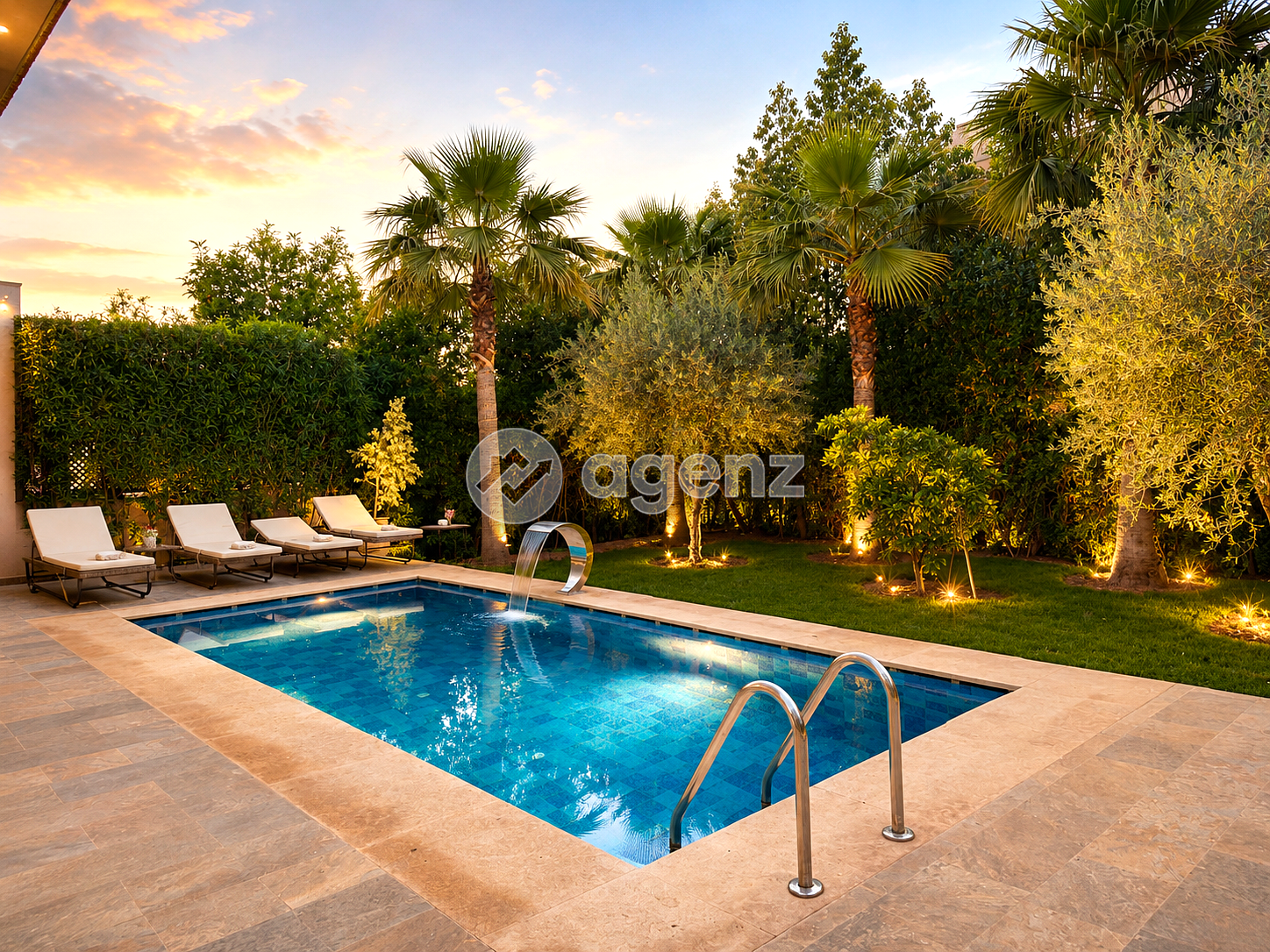 Villa meublée 3 façades à vendre à Argan Golf Resort
